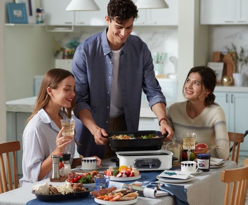 Multifunction Cooker with Hot Pot Accessory